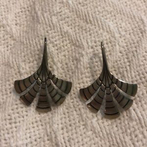 Silver earrings
